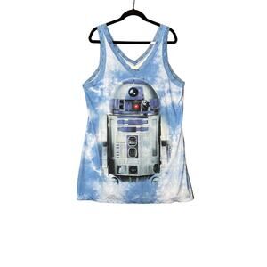 Star Wars R2D2 Pajama Sleep Dress Women’s Size 2X Lucas Films Nightgown